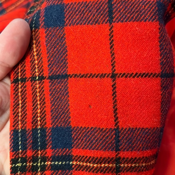 PENDLETON PETITES WOOL 1980’s PLAID RED LABEL BLAZER SIZE MEDIUM PETITE - Picture 10 of 16